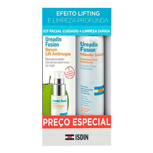 Kit Isdin Serúm Lift Antirrugas 30ml + Solução Micellar Kit Isdin Serúm Lift Antirrugas 30ml + Solução Micellar