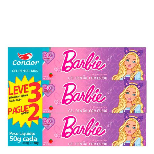 744808---Creme-dental-Condor-Infantil-BArbie-50g-3-Unidades-1 744808---Creme-dental-Condor-Infantil-BArbie-50g-3-Unidades-1