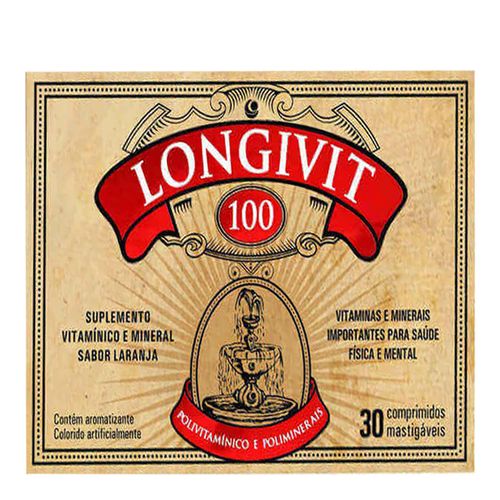 Longivit 100 Cifarma 30 Comprimidos Mastigáveis Longivit 100 Cifarma 30 Comprimidos Mastigáveis