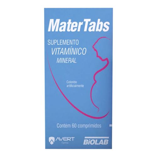 Suplemento-Vitaminico-Matertabs-Biolab-60-Comprimidos