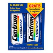 Kit Complexo Vitamínico Centrum Homem 90 Comprimidos