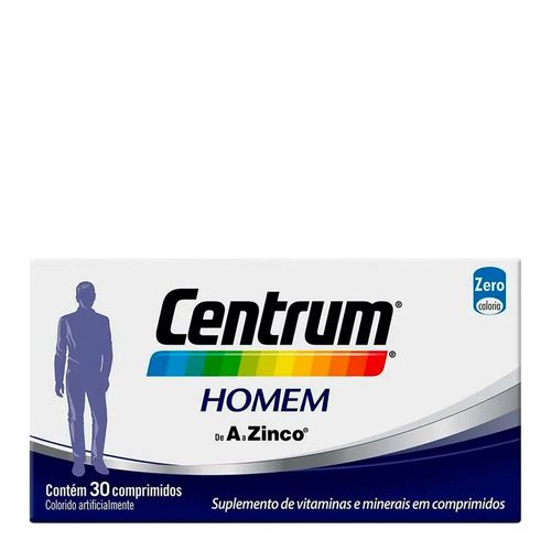Multivitaminico-Centrum-De-A-a-Zinco-Homem-30-Comprimidos Multivitaminico-Centrum-De-A-a-Zinco-Homem-30-Comprimidos