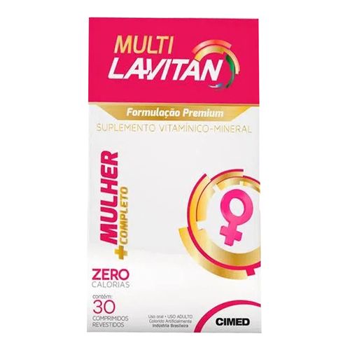 Suplemento Vitamínico Lavitan Multi Mulher 30 Comprimidos Suplemento Vitamínico Lavitan Multi Mulher 30 Comprimidos