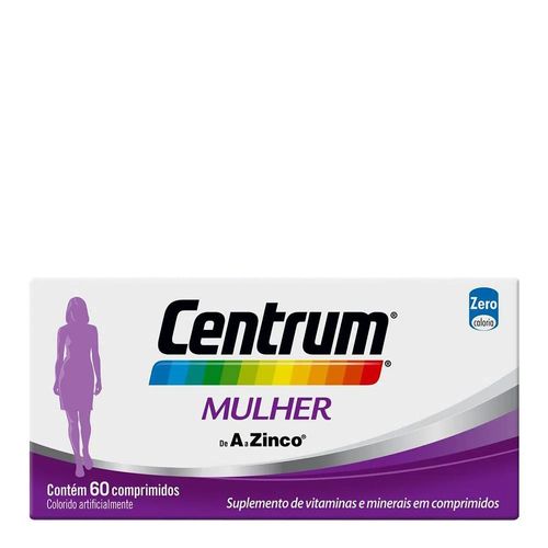 Multivitaminico-Centrum-De-A-a-Zinco-Mulher-60-Comprimidos Multivitaminico-Centrum-De-A-a-Zinco-Mulher-60-Comprimidos