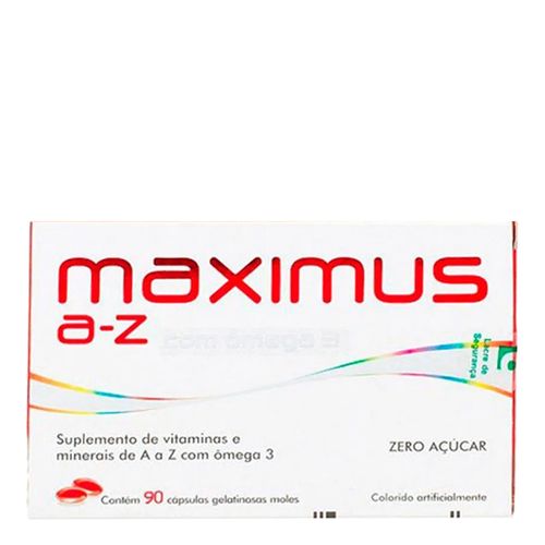 Suplemento Vitamínico Maximus A-Z Cifarma 90 Cápsulas Suplemento Vitamínico Maximus A-Z Cifarma 90 Cápsulas