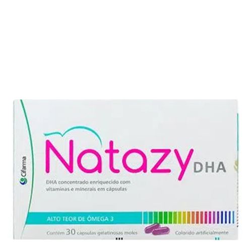 Suplemento Vitamínico Natazy Dha GRB 30 Cápsulas Suplemento Vitamínico Natazy Dha GRB 30 Cápsulas