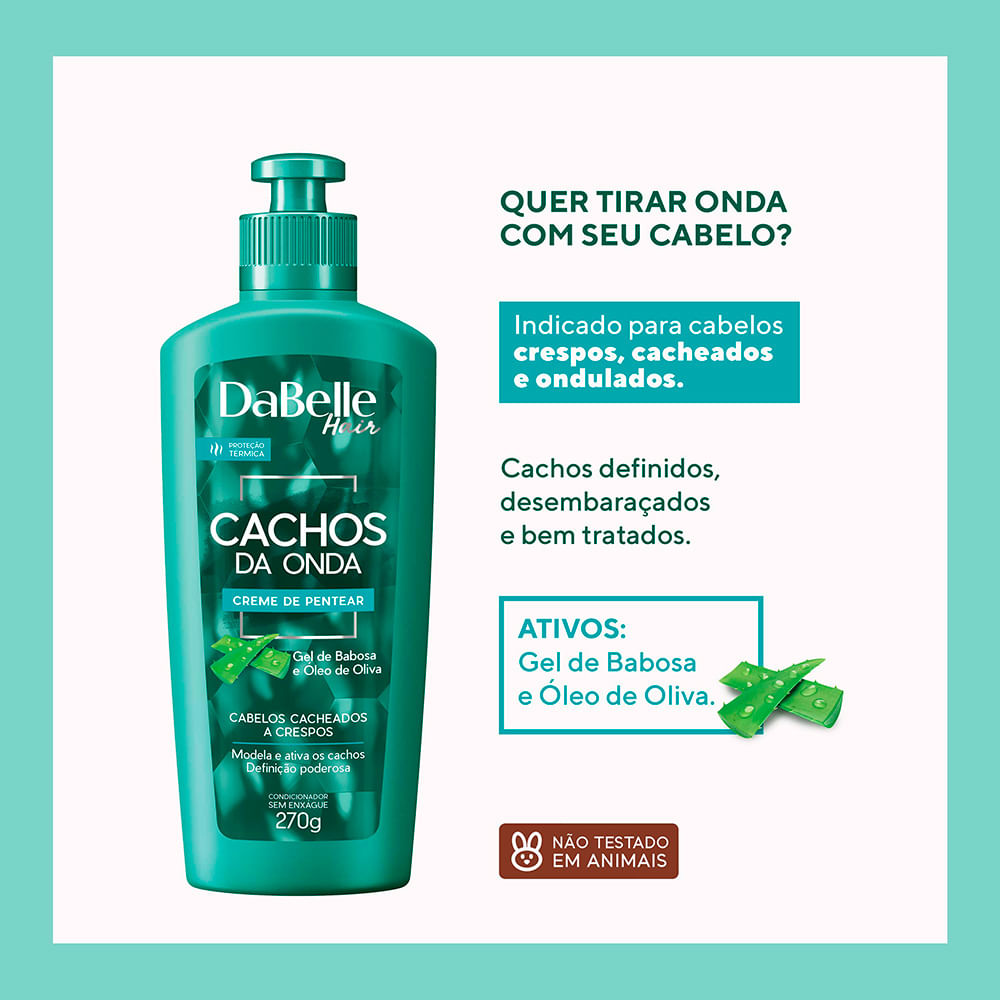 Creme de Tratamento para Pentear Dabelle Hair Love Descoloridos e com  Química 400g - Drogarias Pacheco