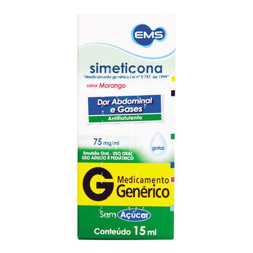 Antigases Simeticona 75Mg/Ml Genérico Ems 15Ml