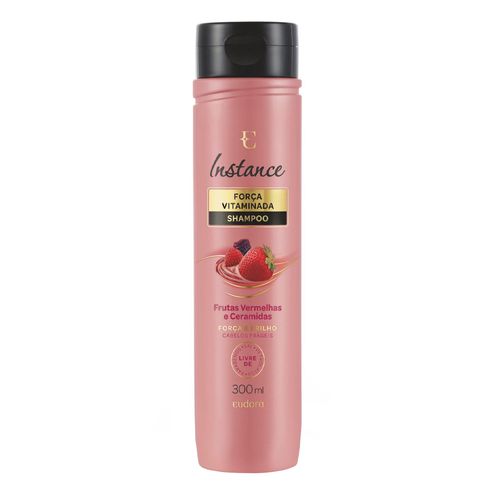 Shampoo Eudora Instance Força Vitaminada Frutas Vermelhas 300ml Shampoo Eudora Instance Força Vitaminada Frutas Vermelhas 300ml