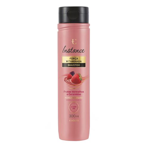 Shampoo Eudora Instance Força Vitaminada Frutas Vermelhas 300ml