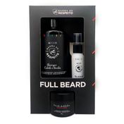 Kit Full Beard Shampoo  Barba de Respeito 200ml + Óleo 4 por 1 30ml + Pomada Efeito Seco 65g