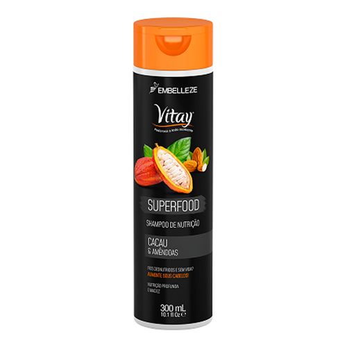 Shampoo Novex Vitay Superfood Cacau e Amêndoas 300ml