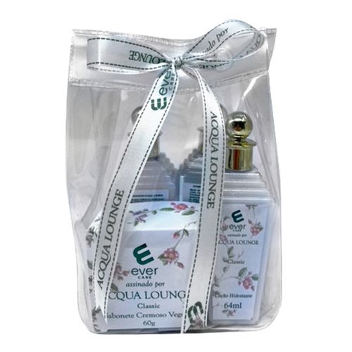 Kit Marshelha Acqua Louge Ever Care Classic Shampoo 64ml + Condiconador 64ml + Loção Hidratante 64ml + Sabonete 60g Kit Marshelha Acqua Louge Ever Care Classic Shampoo 64ml + Condiconador 64ml + Loção Hidratante 64ml + Sabonete 60g