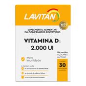 Lavitan Vitamina D 2000UI 30 Comprimidos