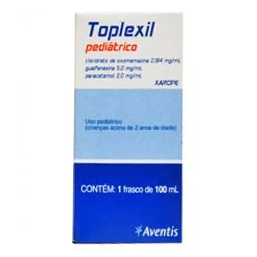 Toplexil-Xarope-Pediatrico-Sanofi-Aventis-100ml Toplexil-Xarope-Pediatrico-Sanofi-Aventis-100ml