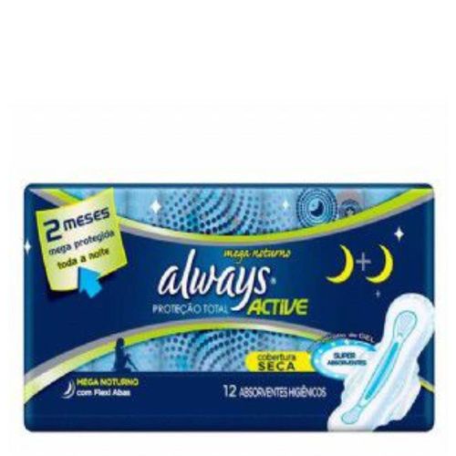Absorvente-Always-Active-Meganoturno-c-12-Unidades Absorvente-Always-Active-Meganoturno-c-12-Unidades
