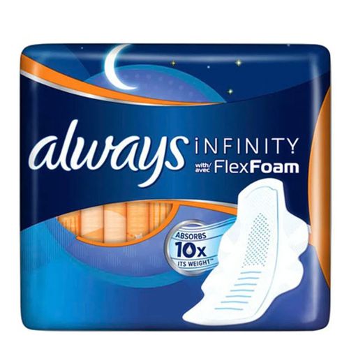 Absorvente-Always-Infinity-Noturno-com-Abas-14-Unidades Absorvente-Always-Infinity-Noturno-com-Abas-14-Unidades