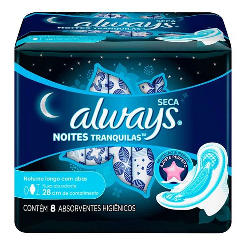 Absorvente-Always-Noites-Tranquilas-Seca-com-Abas-8-Unidades