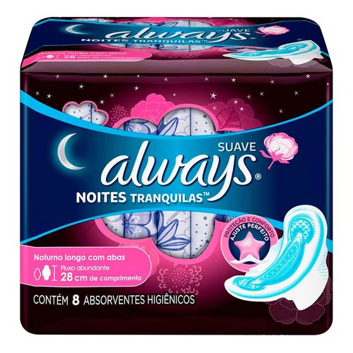 351466---absorvente-always-noites-tranquilas-suave-longo-com-abas-8-unidades 351466---absorvente-always-noites-tranquilas-suave-longo-com-abas-8-unidades