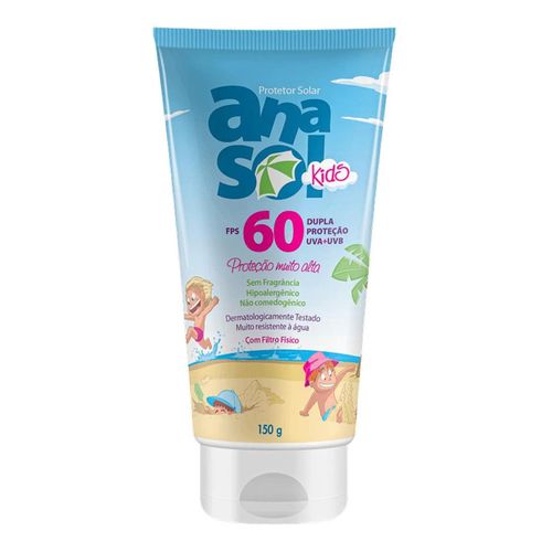 Protetor Solar Anasol Protecão Muito Alta FPS60 150g Protetor Solar Anasol Protecão Muito Alta FPS60 150g