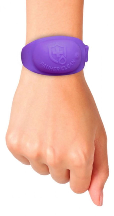 Pulseira para Álcool em Gel Ortho Pauher Roxo