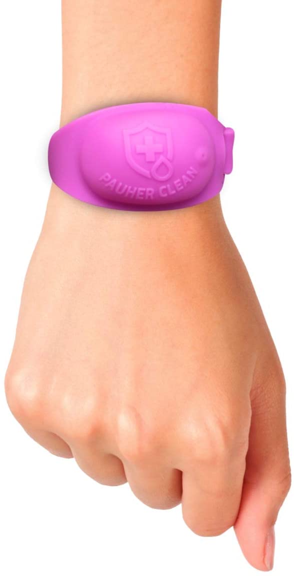 Pulseira para Álcool em Gel Ortho Pauher Rosa