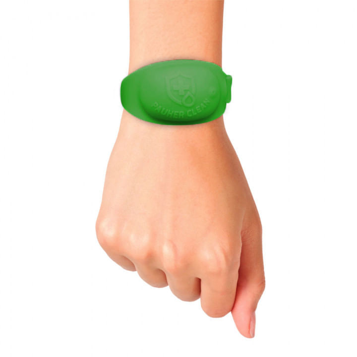 Pulseira para Álcool em Gel Ortho Pauher Verde Escuro
