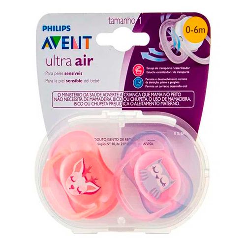 766178-Chupeta--Avent--Ultra--Air--Philips--6-18--Meses--Decorada--Rosa--2--Unidades-1 766178-Chupeta--Avent--Ultra--Air--Philips--6-18--Meses--Decorada--Rosa--2--Unidades-1