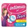 Absorvente Intimus Gel Teen Cobertura Suave com Abas com 8 Unidades