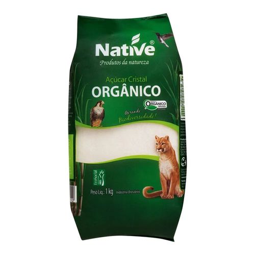 Açúcar Cristal Orgânico - Native - 1Kg Açúcar Cristal Orgânico - Native - 1Kg