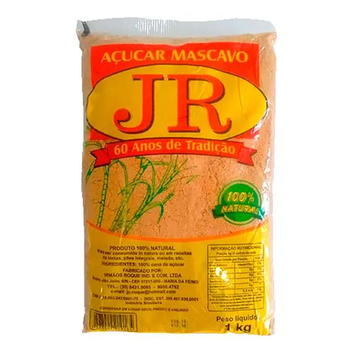 Açúcar Mascavo em Pó - Jr - 1Kg Açúcar Mascavo em Pó - Jr - 1Kg