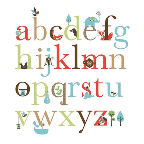 Adesivo de Parede Decorativo ABC Zoo - Skip Hop