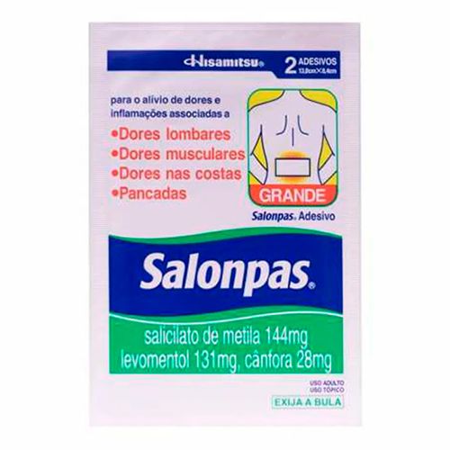 Adesivo Salonpas Grande 2 Unidades