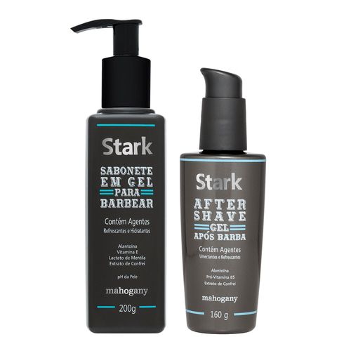 After Shave Stark 160 g + Sabonete em Gel para Barbear Stark 200 g After Shave Stark 160 g + Sabonete em Gel para Barbear Stark 200 g