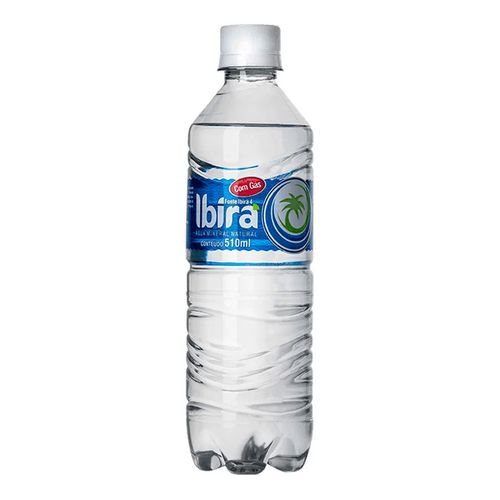 Água Mineral Alcalina com Gás - Ibirá - 510ml