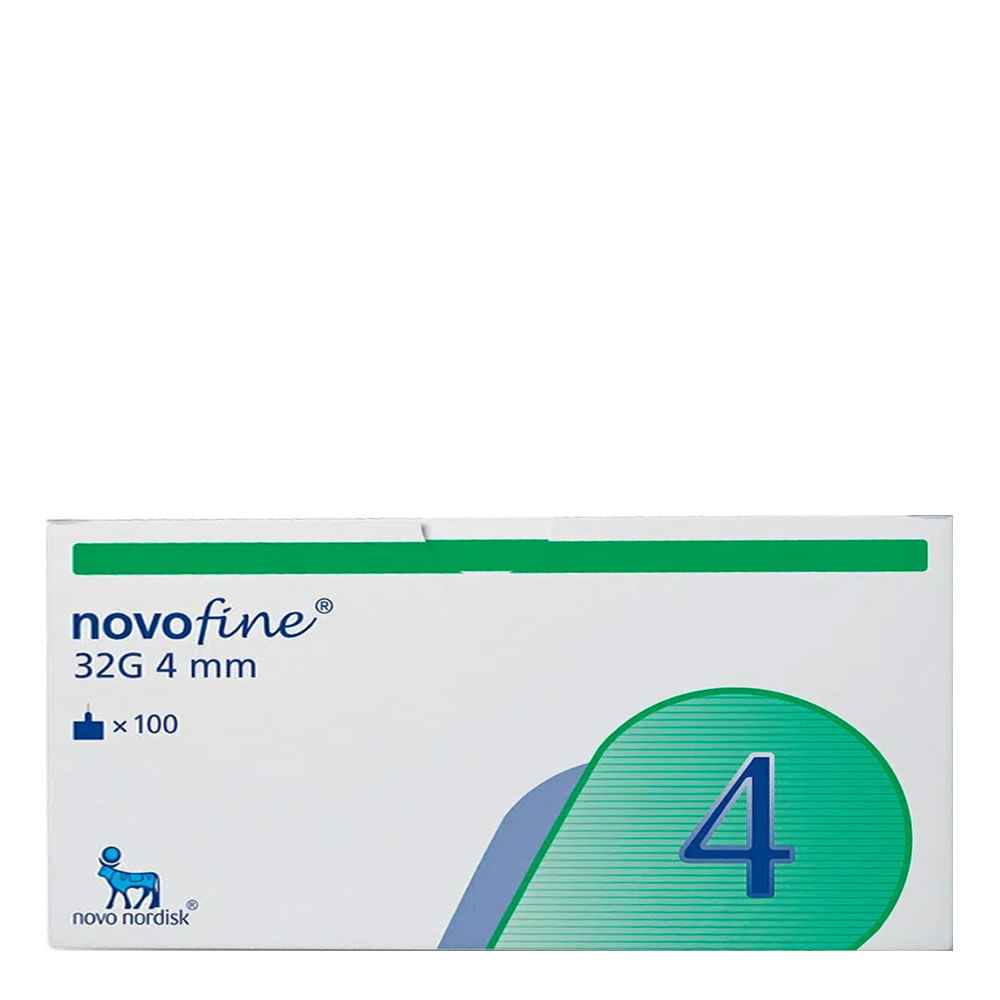 Novofine Plus 32G x 4 mm x 7 Unidades