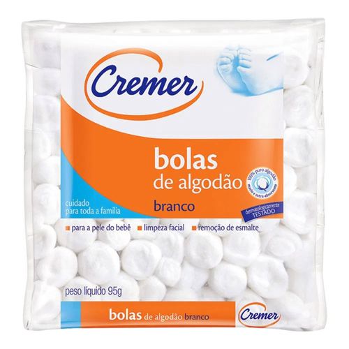 Algodão Cremer Bola 95g Algodão Cremer Bola 95g