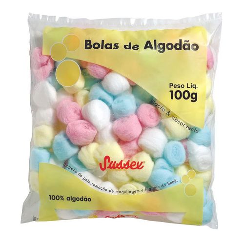 Algodão Sussex Bola Colorida 100g Algodão Sussex Bola Colorida 100g