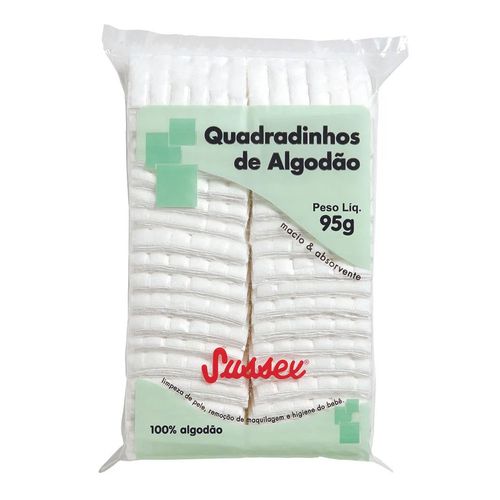 Algodão Sussex Quadrado 95g Algodão Sussex Quadrado 95g