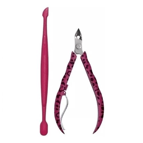 Alicate de Unhas + Espátula Duplex Aço Inox C758 Mundial Alicate de Unhas + Espátula Duplex Aço Inox C758 Mundial