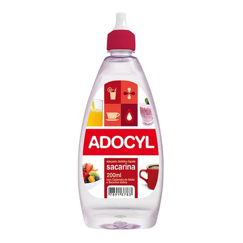 Adoçante Líquido Adocyl Sacarina 200ml Adoçante Líquido Adocyl Sacarina 200ml
