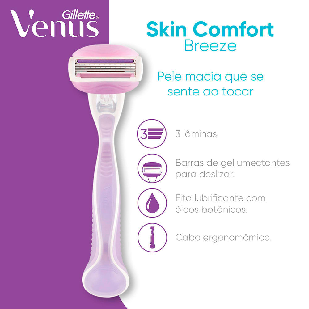 Carga para Aparelho de Depilar Gillette Venus Breeze 2 Unidades