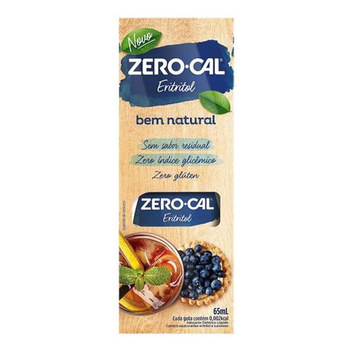 Adoçante Líquido Zero Cal Eritritol 65ml