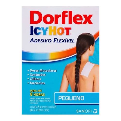 Adesivo Anti-inflamatório Dorflex Icy Hot Pequeno 5 Unidades Adesivo Anti-inflamatório Dorflex Icy Hot Pequeno 5 Unidades