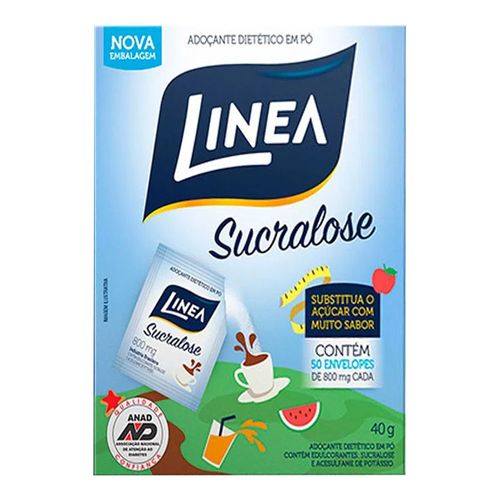 Adoçante Linea Pó 8g 50 Envelopes Adoçante Linea Pó 8g 50 Envelopes