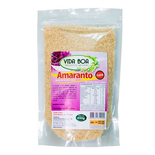 Amaranto em Flocos - Vida Boa - 250g Amaranto em Flocos - Vida Boa - 250g