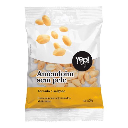 Amendoim Yep To Go Torrado Salgado 30g Amendoim Yep To Go Torrado Salgado 30g