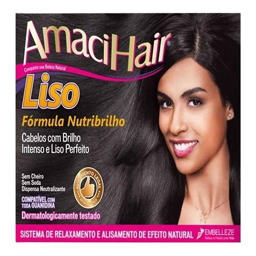 Creme Alisante Amaci Hair Kit Liso Embelleze Creme Alisante Amaci Hair Kit Liso Embelleze
