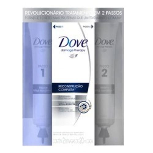 Ampola de Tratamento Dove Reconstrução Completa 20ml 2 Unidades Ampola de Tratamento Dove Reconstrução Completa 20ml 2 Unidades