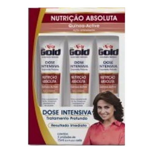 Ampola de Tratamento Niely Gold Nutrição Absoluta 3 Unidades